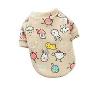 YIMAISZQ Dog Clothes Cute Small Dogs Hoodies T-shirt Winter Print Clothes For Small Medium Dogs Cats Puppy Pug Chihuahua Schnauzer Pet Costume Xs-xl-bee White-s