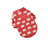 YIMAISZQ Dog Clothes Cute Small Dogs Hoodies T-shirt Winter Print Clothes For Small Medium Dogs Cats Puppy Pug Chihuahua Schnauzer Pet Costume Xs-xl-red-xs