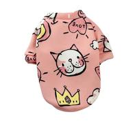 YIMAISZQ Dog Clothes Cute Small Dogs Hoodies T-shirt Winter Print Clothes For Small Medium Dogs Cats Puppy Pug Chihuahua Schnauzer Pet Costume Xs-xl-a-pink-l