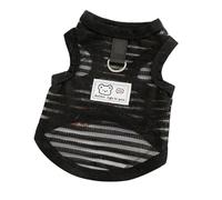 YIMAISZQ Dog Clothes Fashion Printing Vest Cute Pattern Pet Breathable Puppy Shirt Summer Cat Outfits Chihuahua Clothes-black-xs