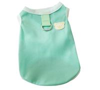YIMAISZQ Dog Clothes Fashion Printing Vest Cute Pattern Pet Breathable Puppy Shirt Summer Cat Outfits Chihuahua Clothes-green_a-l