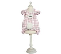 YIMAISZQ Dog Clothes Spring Summer Petticoat For Dogfor Small Medium-sized Dogs Cats D-ring- Floral Glorietta Lovely Skirts Lovely Ruffled Design-pink A-l