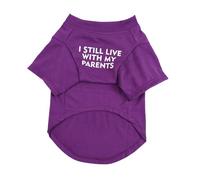 YIMAISZQ Dog Clothes Sweatshirt Soft With Pockect Fall Winter Warm Pet T Shirt For Small Medium Dogs Cat Puppy Outfit Kitten Apparel-purple-m