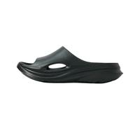 YIMAISZQ summer sandals men 4cm Silent Quiet Slippers For Noiseless Comfort Soft Cushion Indoor & Outdoor Slides Breathable Slip-on Slipper-black-44-45