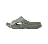 YIMAISZQ summer sandals men 4cm Silent Quiet Slippers For Noiseless Comfort Soft Cushion Indoor & Outdoor Slides Breathable Slip-on Slipper-grey Green-40-41