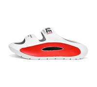 YIMAISZQ summer sandals men Cool Thick Eva Slippers For Men's Indoor Home Soft Sole Outwear Shoe Batch Slide Sandals-red2-44-45