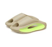 YIMAISZQ summer sandals men Hollow Women Platform Soft Comfy Beach Shoes Unisex Sports Slippers Non-slips Shower Slides Slippers-khaki B-38-39