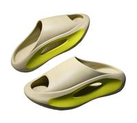 YIMAISZQ summer sandals men Stepping On Shit Slippers Men's Wear Trend Non-slip And Deodorant Outdoor Sports Soft Bottom Beach Men's-khaki-40-41