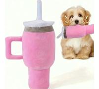 YIMAIWLX Dog Toys Cute Beverage Mug Shaped In Pink Blue Durable Ideal For Puppy Teething Entertainment-one-size_a