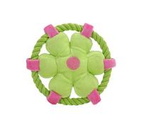 YIMAIWLX Dog Toys Pet Toy Companion Cotton Rope Throwing Supplies Training Interactive Ing Teething Cleaning Toy-green