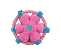 YIMAIWLX Dog Toys Pet Toy Companion Cotton Rope Throwing Supplies Training Interactive Ing Teething Cleaning Toy-pink
