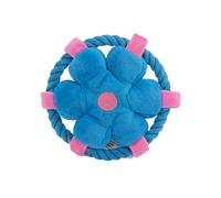 YIMAIWLX Dog Toys Pet Toy Companion Cotton Rope Throwing Supplies Training Interactive Ing Teething Cleaning Toy-blue