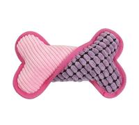 YIMAIWLX Dog Toys Plush Squeaky Bones Toys, Suitable For Small, Medium And Large Dogs, Stuffed Puppy Birthday Gifts-pink