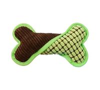 YIMAIWLX Dog Toys Plush Squeaky Bones Toys, Suitable For Small, Medium And Large Dogs, Stuffed Puppy Birthday Gifts-green