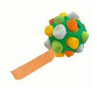 YIMAIWLX Dog Toys Sniffing Ball For Hiding Treats - Natural Foraging Skill,dog Stimulation Toy Small Medium Pet-white Y Orange Green