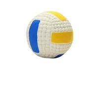 YIMAIWLX Dog Toys Soft Pet Ball Squeaky Toy Rugby Tennis Volleyball Football Basketball Latex Tooth Cleaning Training For Small Large Dog-volleyball