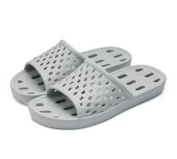 YIMAIWLX Women'S Sandals & Slides Women Shower Shoes Non-slip Quick Dry Slippers Lightweight Pool With Drain Holes For Beach Bathroom Gym-grey-41