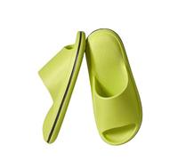 YIMAIWLX Women'S Sandals & Slides Women Summer Eva Slipper Couple Beach Slippers Flat Non-slip Bathroom Slippers-green-eur 42-43