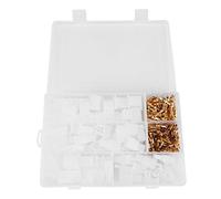 yiMANtrading 28mm 2 3 4 6 Way Wire Connectors Kit, Terminal Housing Connector Set with Fixed Hook, Male and Female Terminal Kit for Car ATV Scooter Boat, Gold - Plated Copper Contacts