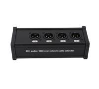 yiMANtrading 4 - Channel Multi Network XLR Cable Breakout, 3 - Pin XLR to RJ45 Ethercon Extender, Interference - Resistant Sound Transmitter for Live Stage, Studio & AV Equipment