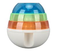 yiMANtrading Dog Treat Dispensing Toy Ball, Interactive Dog Slow Feeder Toy for IQ Training, Treat and Kibble Dispenser Puzzle Ball with Non - Slip Base for All Breeds