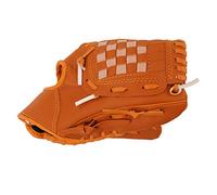 yiMANtrading PVC Brown Baseball Pitcher Mitt, Sport Baseball Gloves for Training, Lightweight Durable Catching Glove with Comfort Fit for Children and Adults Outdoor Use (11.5 Inch)