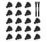 YIMATEECO 3.5 Inches SSD Mounting Screws with Rubber Washer Kit,18PCS Hard Drive Shock Absorber Screws and Rubber Gasket for 3.5-Inch Hard Drives and Computer Cases Accessories