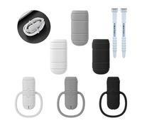 YIMATEECO Charger Cable Protector,6 PCS 2 in 1 Data Cable Winder Protector Cover Andriod USB A USB C Charger,Storage Anti-Break Silicone Charging Head Cover (Black+White+Gray)