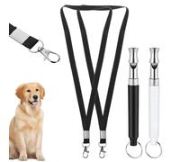 yimeizhiguang Dog Training Whistle Ultrasonic Stop Barking - 2 Pack Adjustable Frequency Silent Whistle with Lanyard for Recall Training, Bark Control for Dogs and Puppies