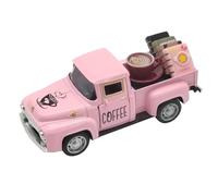 YimiBloss Coffee Bar Decor Vintage Mini Metal Pickup Truck Decor with Book Accessories for Coffee Station, Farmhouse Tiered Tray Tabletop Decorations for Home Kitchen, Office, Cafe