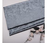 Yimihua 3D Embossed Velvet Fabric Thick flannel Sofa Velour Fabric for DIY craft materials pillows curtains, Decoration Sofa Photo Backdrop 150x100cm (Color:Dark gray)