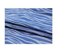 Yimihua Denim fabric Cotton striped jeans fabric Washed denim fabric Sewing material Home textiles For sewing dress pants clothing accessories(Width: 150 cm)(Size:2 m,Color:Blue)