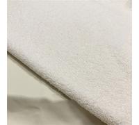 Yimihua Plush fabric wear-resistant Teddy velvet fabric Clothing toy loop cashmere imitating lamb cashmere craft material Handmade DIY,160 * 50cm(Color:milky)