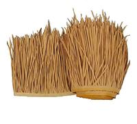 Yimihua Straw Roof Thatch Tiki Bar Roof Artificial Mexican Palm Runner Roll Thatch Tile,Serve You For 10 Years,Straw Roof For Tiki Bar Garden Patio Gazebos (Size:19.6''H*39.3''L,Color:Yellow B)