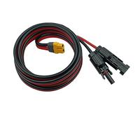 YIMIKEDAYA Solar to XT60 Adapter Solar Cable 10AWG Solar Panel Cable Compatible with Ecoflow River Delta Series Bluetti Portable Power Station Solar Panel (10AWG 2M)