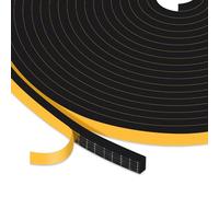 YIMIKI Strong Adhesive Weather Stripping Foam Tape 6mm(W) x 3mm(T) Insulation Soundproofing Strips Tape, Window Door Draft Excluder, Weather Strip Tape Seals for Gap Seal,3 Rolls, Total 15M Long