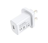 YIMINGOUFEI 5V 1A 5W White USB Charger, UK Usb Plug, USB-A Output, USB Power Adapter Travel Ready, 100V-240V Input, for Phone, Tablet, Speakers