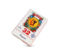 YIMINGOUFEI Spanish Playing Cards, 50 PVC Cards, 6 x 9.5 cm, Red-White