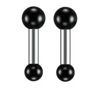 YIMINGYINUO 0.67" Ball to 1" Ball Adapter Extension Bar Compatible with RAM Mounts B Size for Standard Double Socket Arms (YIMBall 0.67"-2)