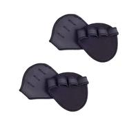 Yimluofa 4 Pcs Grip Pads Professional Gym Grips Barbell Hand Pads 4 Finger Loop Non-Slip Lifting Gloves for Pull-Ups Gymnastics Rowing Men Women