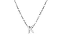 Yimofy Initial Necklace for Women Stainless Steel Women's Dainty Letter Necklace Simple Tiny A-Z Alphabet Pendant Choker Necklace, Stainless Steel, No Gemstone