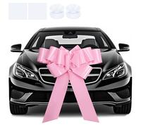 Yimomoyi Big Car Bow, 30 inch Big Pink Car Bow, Big Gift Bow