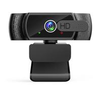 YIMONA FHD 1080P/30fps Webcam for PC/Laptop/Mac, 110° View Webcam with Mics, Privacy Cover, Auto Light Correction, Fixed Focus, Plug&Play USB Web Camera for Live Streaming, Video Calling, Conferences