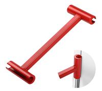 YIMSGO Red Hinge Gap Adjusting Wrench, Door Hinges Hole Adjustment Tool, Knuckle Bender Doctor Repair Residential Seam Spanner Adjuster for .134 and .180 Gauge Commercial Door Hinge
