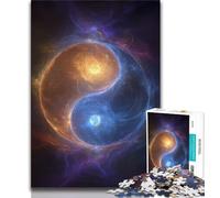 Yin And Yang 1000 Pieces Jigsaw Puzzle For Adults Teens,Pattern Assembly Fun at Home Activities,Birthday Present,Travel Gifts 50x75cm