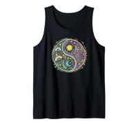 Yin and Yang Balance. Tai Chi, Qi Gong, Reiki Flow, Colorful Tank Top