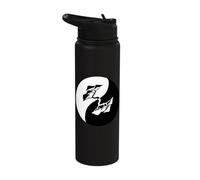 Yin and Yang Bonsai Tree Japan Buddha Zen Meditation Stainless Steel Insulated Water Bottle