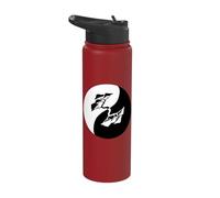Yin and Yang Bonsai Tree Japan Buddha Zen Meditation Stainless Steel Insulated Water Bottle