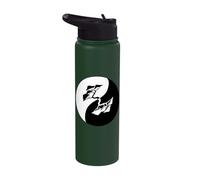Yin and Yang Bonsai Tree Japan Buddha Zen Meditation Stainless Steel Insulated Water Bottle