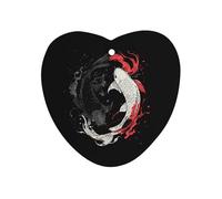 Yin And Yang Fish 1 PCS Car Air Freshener Hanging Aromatherapy Tablets Automotive Ornament for Auto Room Bathroom Bedside Love form